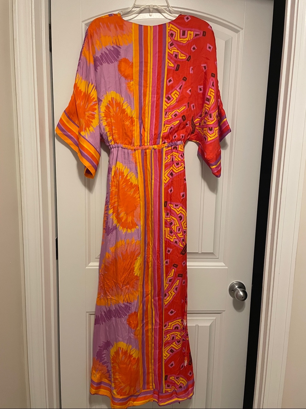 FARM Rio Red, Orange & Purple Printed Maxi Dress - Picture 4 of 8